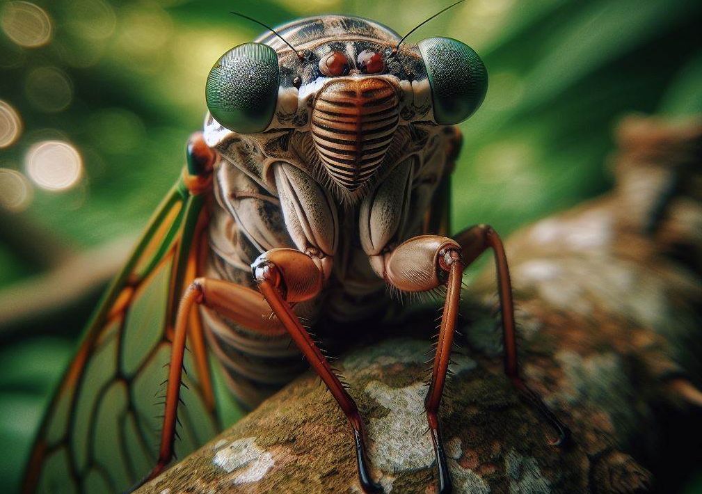 cigale dans un arbre