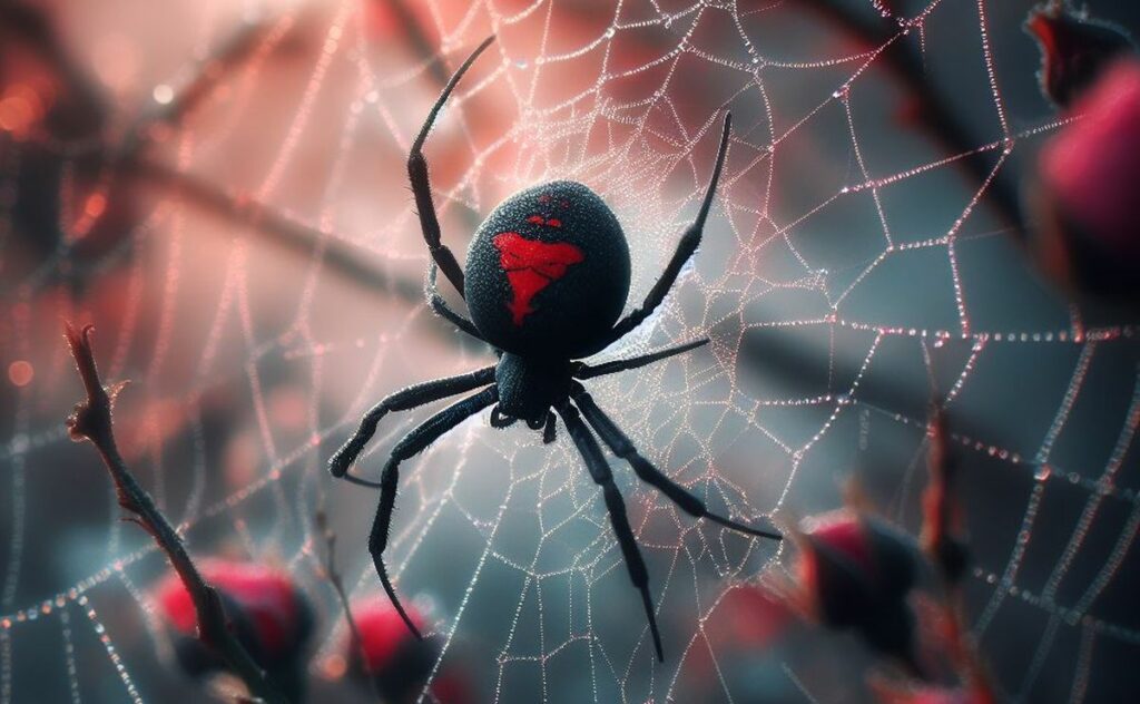 araignée veuve noire