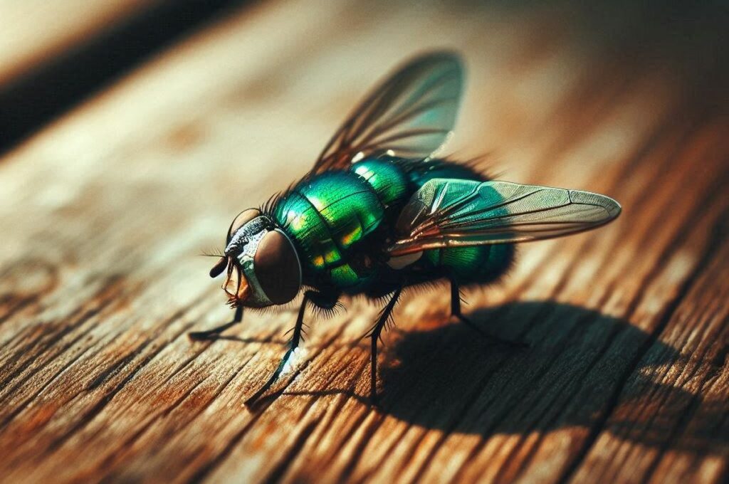 Grosse mouche verte identification et rôle écologique Les insectes
