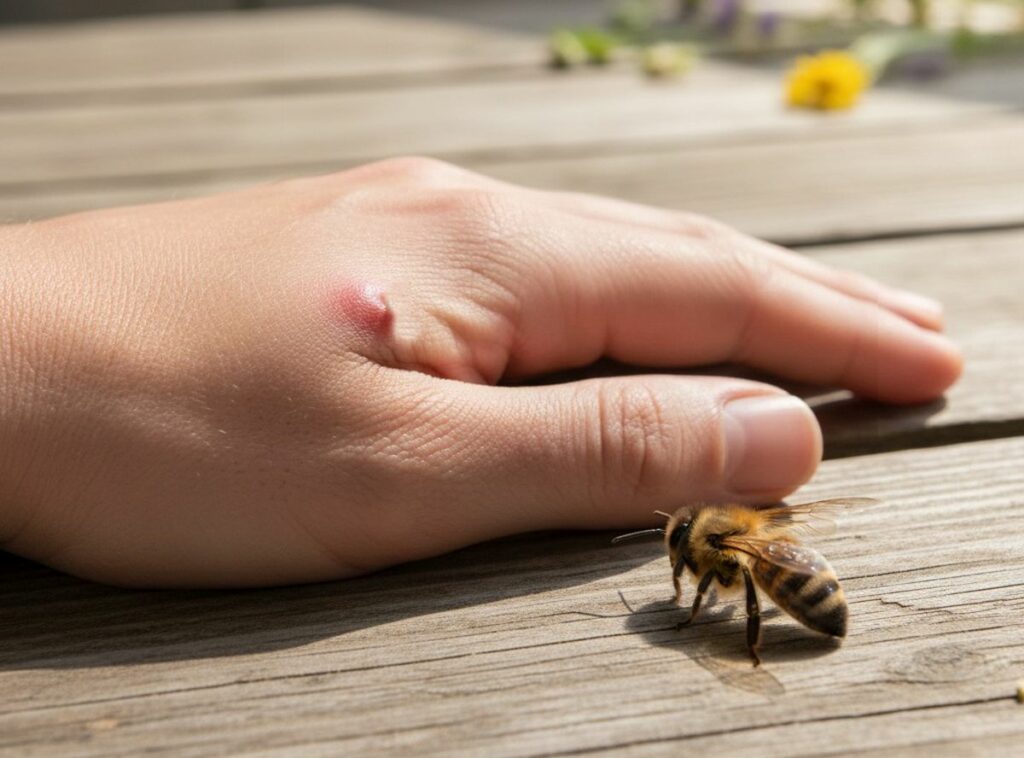 Piqûre abeille après 48h
