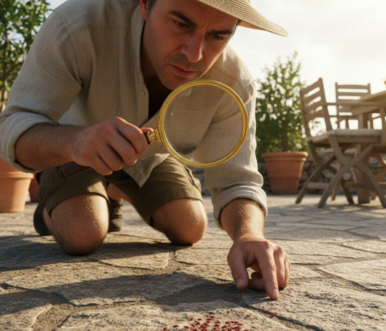 Minuscules insectes rouges sur terrasse : comment identifier et éliminer ces araignées rouges (trombiculides)