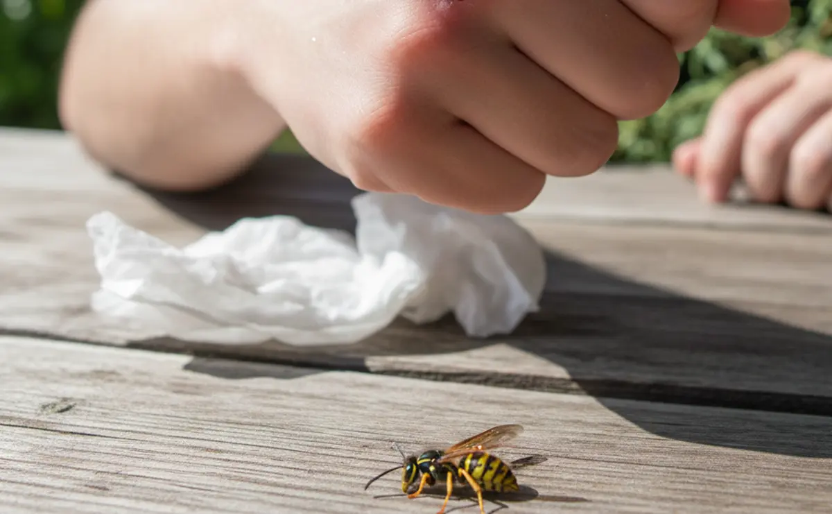 Que faire lors d'une piqûre de guêpe