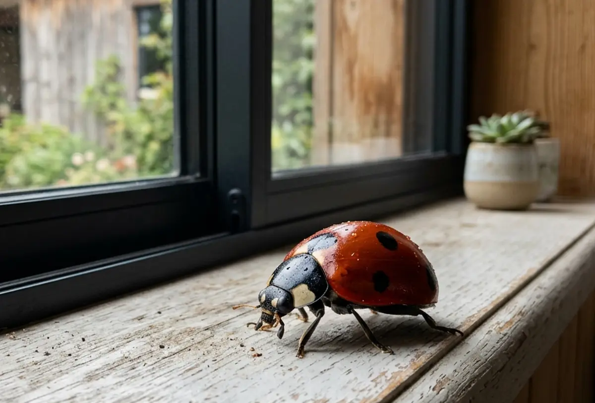 Signification coccinelle dans la maison : symbole de chance et de protection